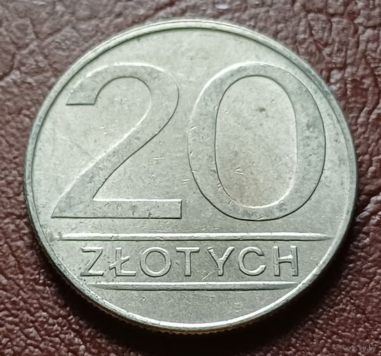 Польша 20 злотых, 1987     ( 1-12-5 )