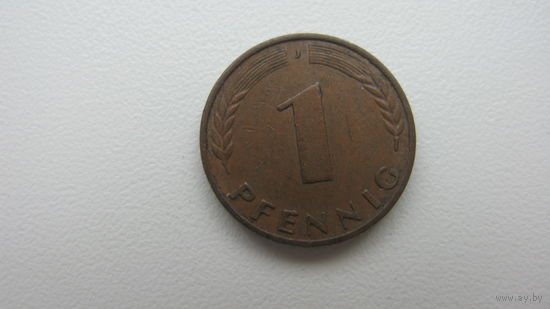 ФРГ 1 пфенниг 1950 J