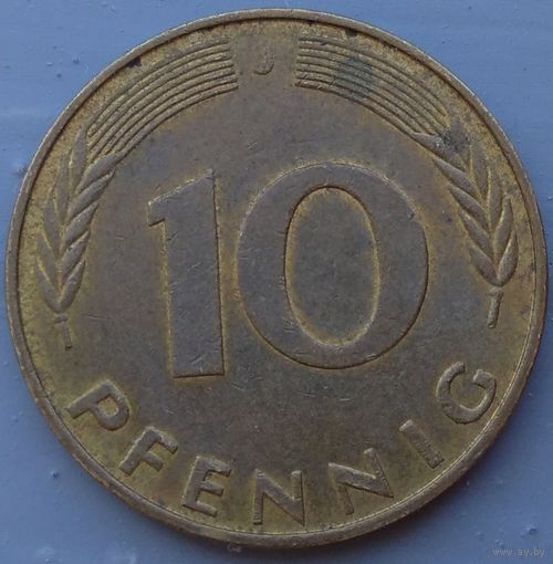 ФРГ 10 пфеннигов 1989 J. Возможен обмен