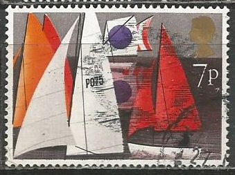 Британия. Парусная регата. 1975г. Mi#672.