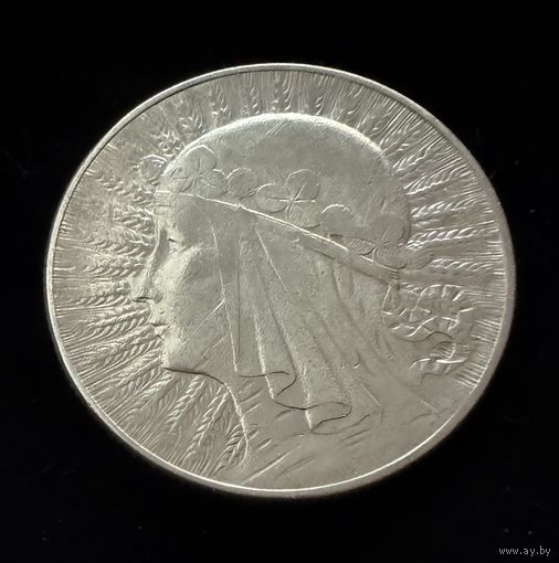5 злотых 1933 г. Польша. Ядвига. Серебро