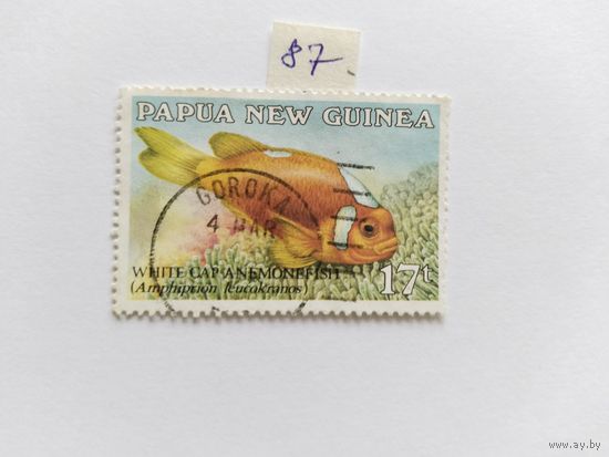 Папуа Новая Гвинея 1987 рыба