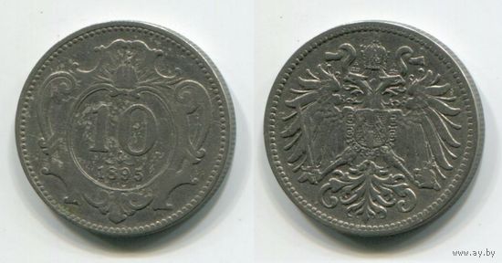 Австрия. 10 геллеров (1895)