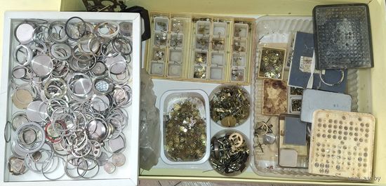 Часовые запчасти времен ссср запчасти распродажа коллекции с 1 руб без мц