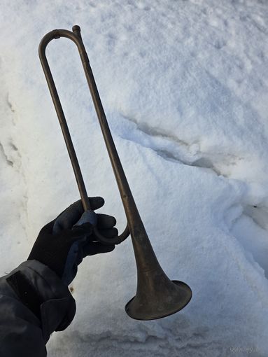 Винтажный горн, труба