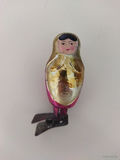 Елочная игрушка матрешка
