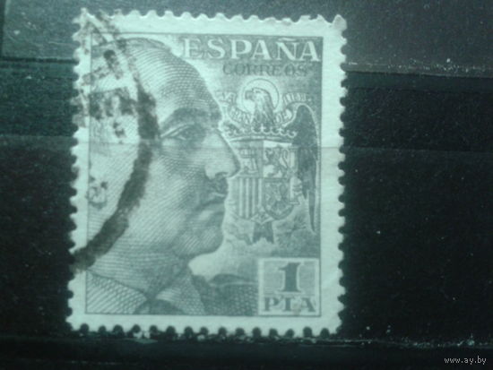 Испания 1951 Генерал Франко, гос. герб 1 РТА К 12 3/4:13 1/4