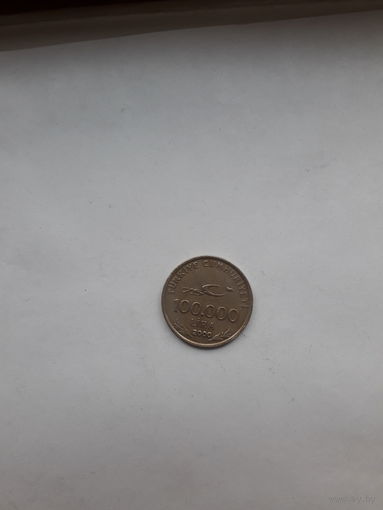 Турция 100000 лир 2000