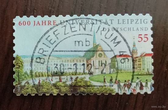 Марка Германии Университет в Лейпциге