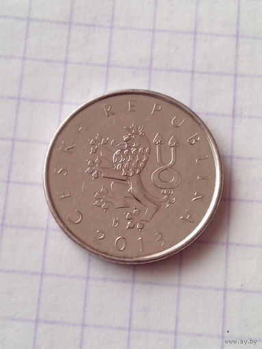 1 крона 2013 г. Чехия.