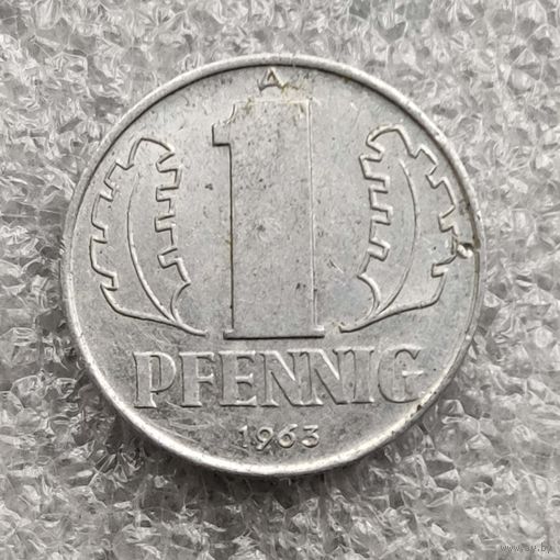Германия - ГДР 1 пфенниг 1963 г.
