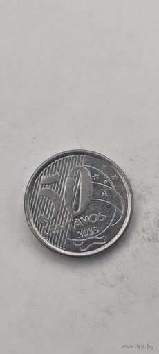 Бразилия 50 сентавос 2013