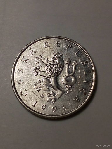 1 крона Чехия 1993  год