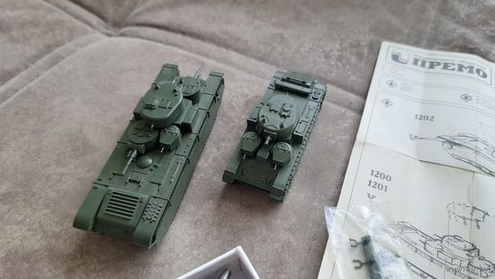 Танки Т-35 и Т-28 в масштабе 1/87