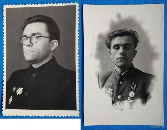 Два фото майора-орденоносца. 9х13 см(max). Цена за оба.