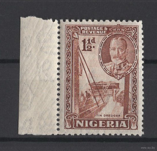 1936 Нигерия ** 1,5d, Георг V (SG 36) левое поле
