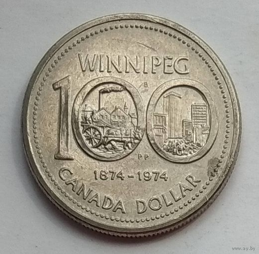 Канада 1 доллар 1974 г. 100 лет городу Виннипег