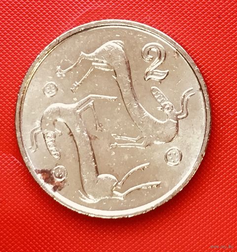 20-25 Кипр, 2 цента 1996 г.