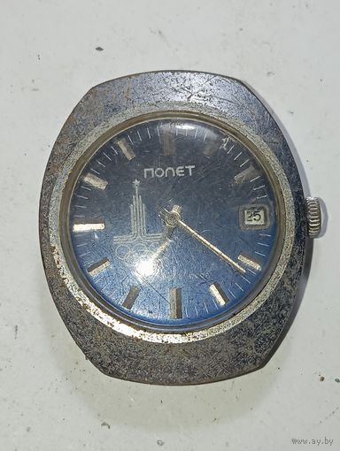 Часы механические Полет ( Олимпиада 80 ) .