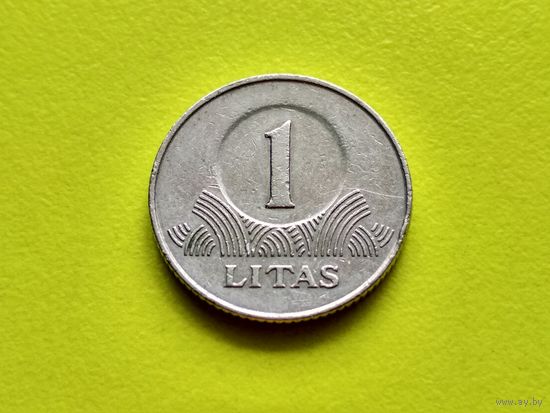 Литва. 1 лит 2001. (1).