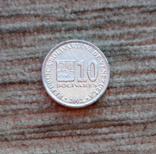 Werty71 Венесуэла 10 боливаров 2002