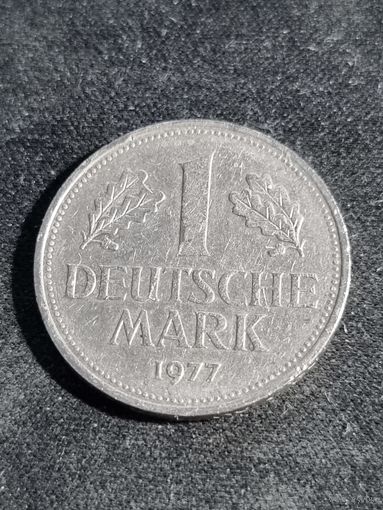 Германия (ФРГ) 1 марка 1977 J