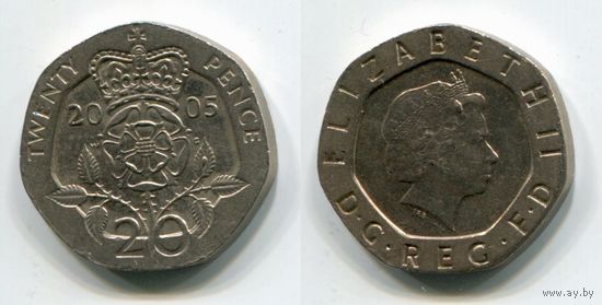 Великобритания. 20 пенсов (2005)