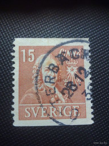 Швеция. К.Линней. 1939г. гашеная