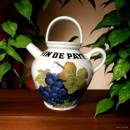 Кувшин для вина, напитков Франция Клеймо 1950-60 гг