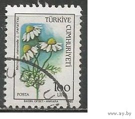 Турция. Цветы. Ромашки. 1985г. Mi#2717.
