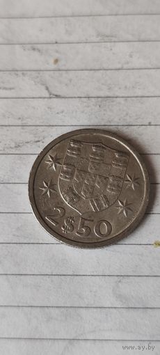 Португалия 2.50 эскудо 1983