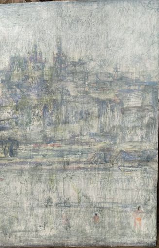 Степанов Алексей Матвеевич (1923 – 1989) Народный художник КазССР Утро на Днепре