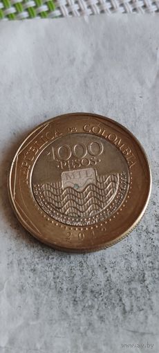 Колумбия 1000 песос 2012