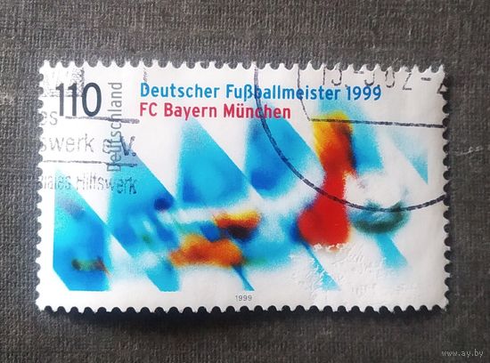 Марка Германия 1999 год ФК Бавария