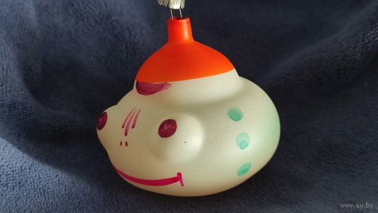Ёлочная игрушка Лягушка/Жаба.Винтаж