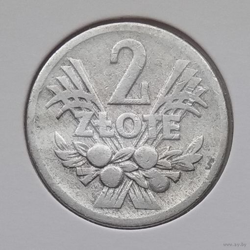 Польша 2 злотых 1959 г. В холдере