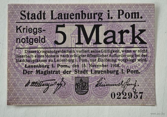 1918 год 5  марок      Германия