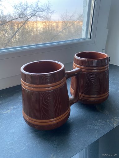 Кружки пивные, керамика