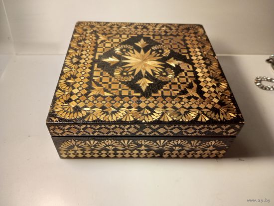 Шкатулка СССР 2 соломка