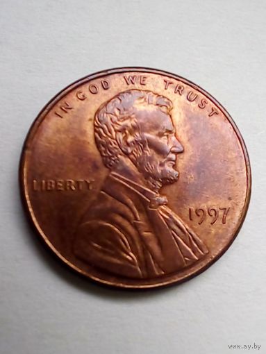 США 1 цент 1997 г.