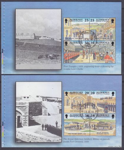 1999 Олдерни 137-140/HB11-HB12 Гаррисон-Айленд 7,00 евро