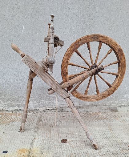 Прялка, дубовая.