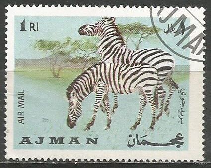 Аджман. Авиа. Зебры. 1969г. St#551,.