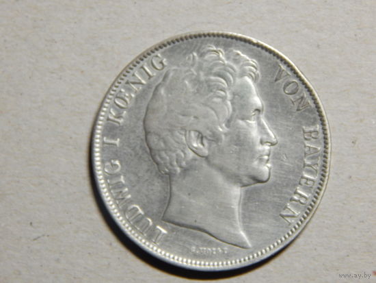 Бавария 1 гульден 1842 г