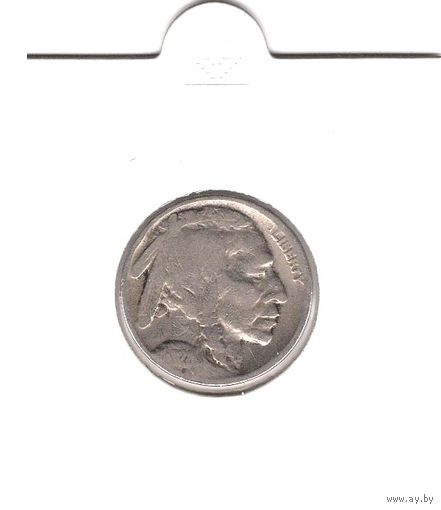 5 центов 1928 г. США. С рубля.