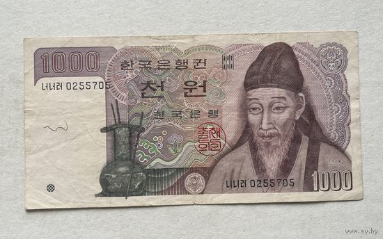 Корея 1000 вон