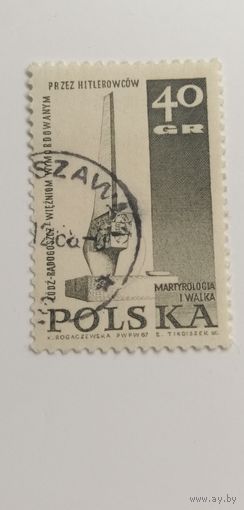Польша 1967.  Мемориалы жертвам Второй мировой войны