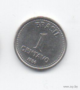 ФЕДЕРАТИВНАЯ РЕСПУБЛИКА БРАЗИЛИЯ 1 СЕНТАВО 1986. UNC.