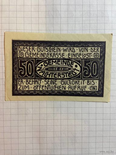 50 пфеннингов (нотгельды) г. Германия.