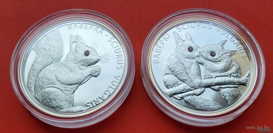 ТОРГ! Белка Белки! 2009! Серебро 999 пробы! Защита окружающей среды! Животные! ВОЗМОЖЕН ОБМЕН!